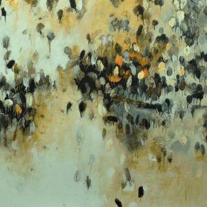 Abstract Landscape Painting of Sienna High Plains 1 For Sale