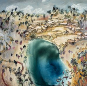 Landscape Painting of Blue Pool near Iluka to Buy Online