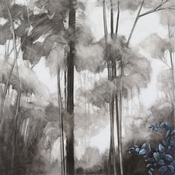 Contemporary Wild Bush Painting of Jewels in the Mist 2 for Sale